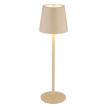 Globo - LED Himmennettävä kosketus ulko lamppu LED/3W/3,7V IP44 1800 mAh USB beige
