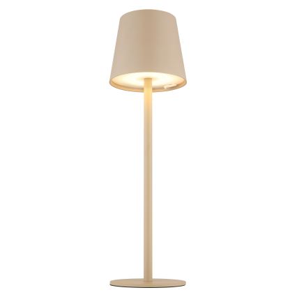 Globo - LED Himmennettävä kosketus ulko lamppu LED/3W/3,7V IP44 1800 mAh USB beige