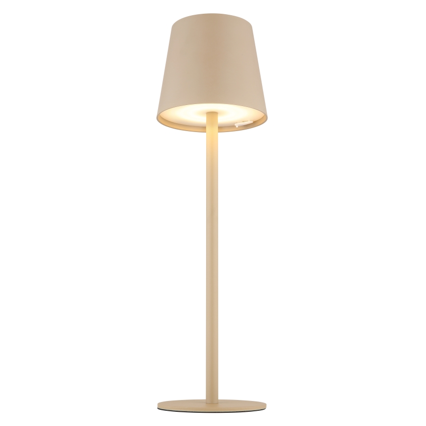 Globo - LED Himmennettävä kosketus ulko lamppu LED/3W/3,7V IP44 1800 mAh USB beige