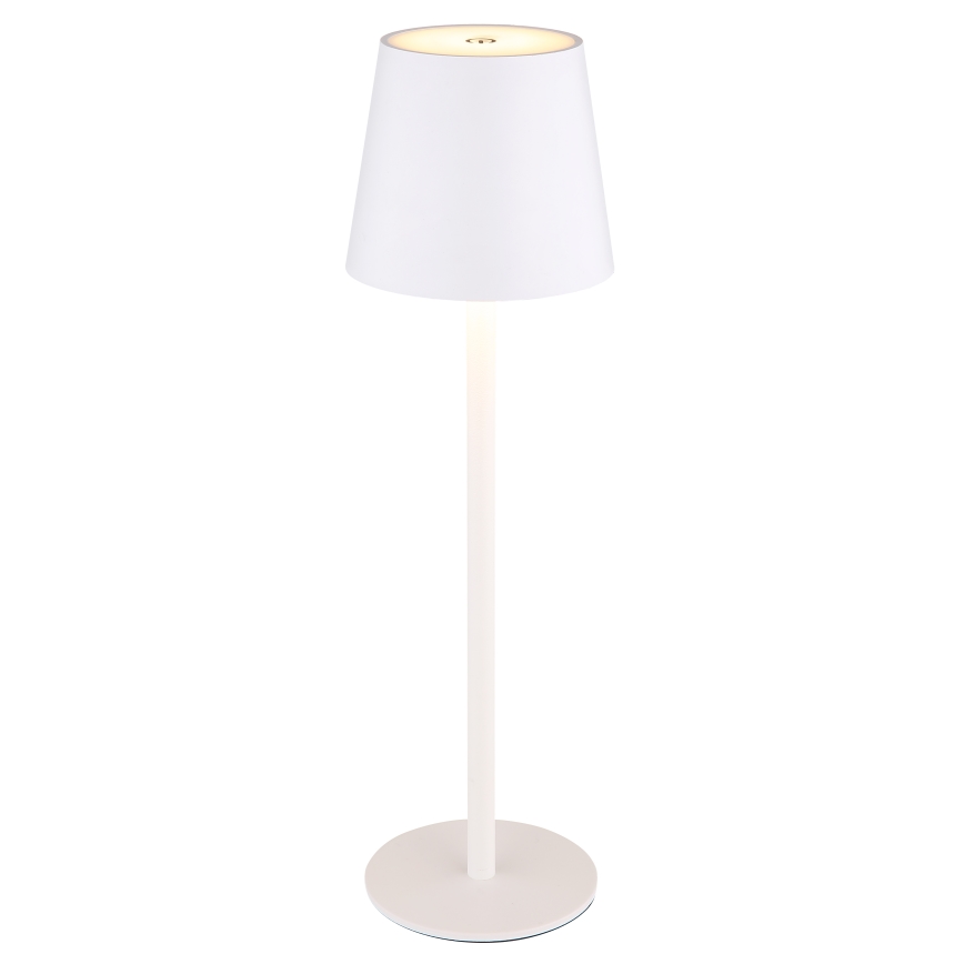 Globo - LED Himmennettävä kosketus ulko lamppu LED/3W/3,7V IP44 1800 mAh USB valkoinen