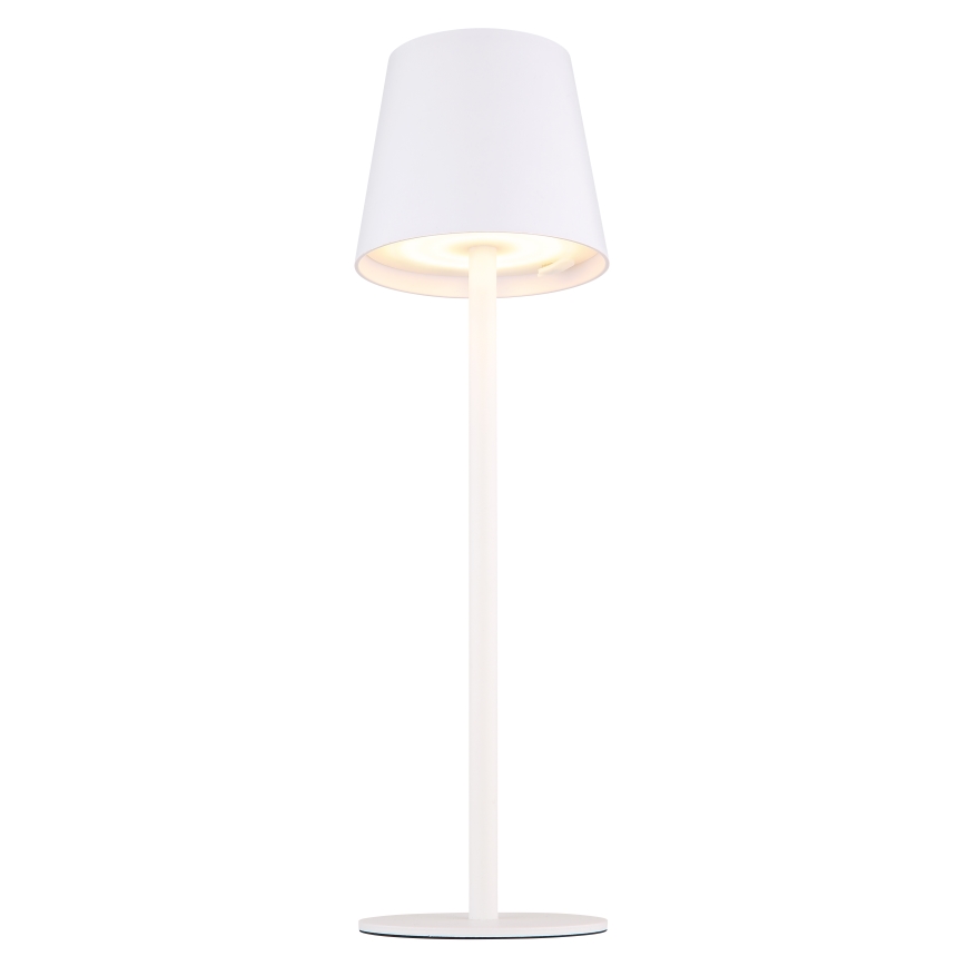 Globo - LED Himmennettävä kosketus ulko lamppu LED/3W/3,7V IP44 1800 mAh USB valkoinen