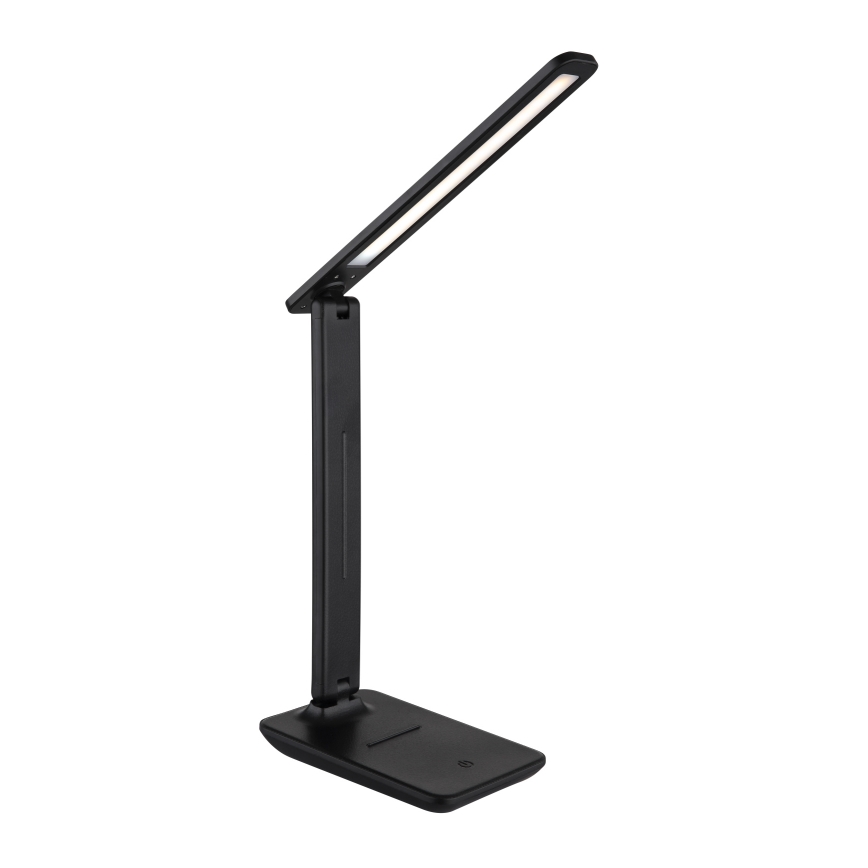 Globo - LED Kosketus himmennettävä ladattava pöytävalaisin LED/5W/5V 2700/4000/6500K 1800 mAh musta