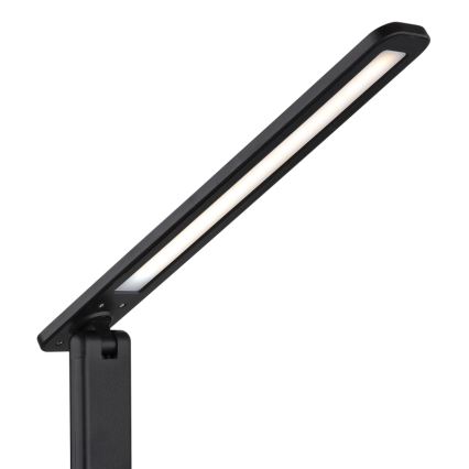 Globo - LED Kosketus himmennettävä ladattava pöytävalaisin LED/5W/5V 2700/4000/6500K 1800 mAh musta