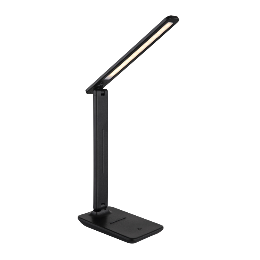 Globo - LED Kosketus himmennettävä ladattava pöytävalaisin LED/5W/5V 2700/4000/6500K 1800 mAh musta