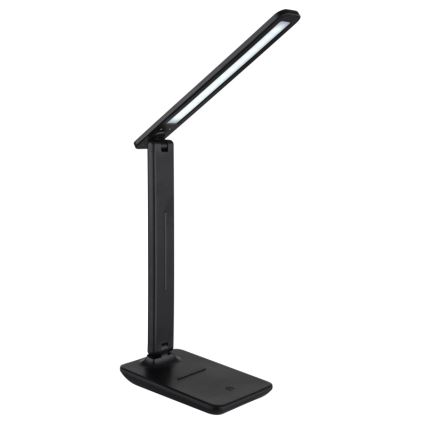 Globo - LED Kosketus himmennettävä ladattava pöytävalaisin LED/5W/5V 2700/4000/6500K 1800 mAh musta
