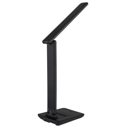 Globo - LED Kosketus himmennettävä ladattava pöytävalaisin LED/5W/5V 2700/4000/6500K 1800 mAh musta