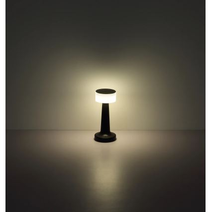 Globo - Himmennettävä LED-kosketuspöytävalaisin LED/1W/3,7V 2700K/4000K/6500K 800 mAh USB musta