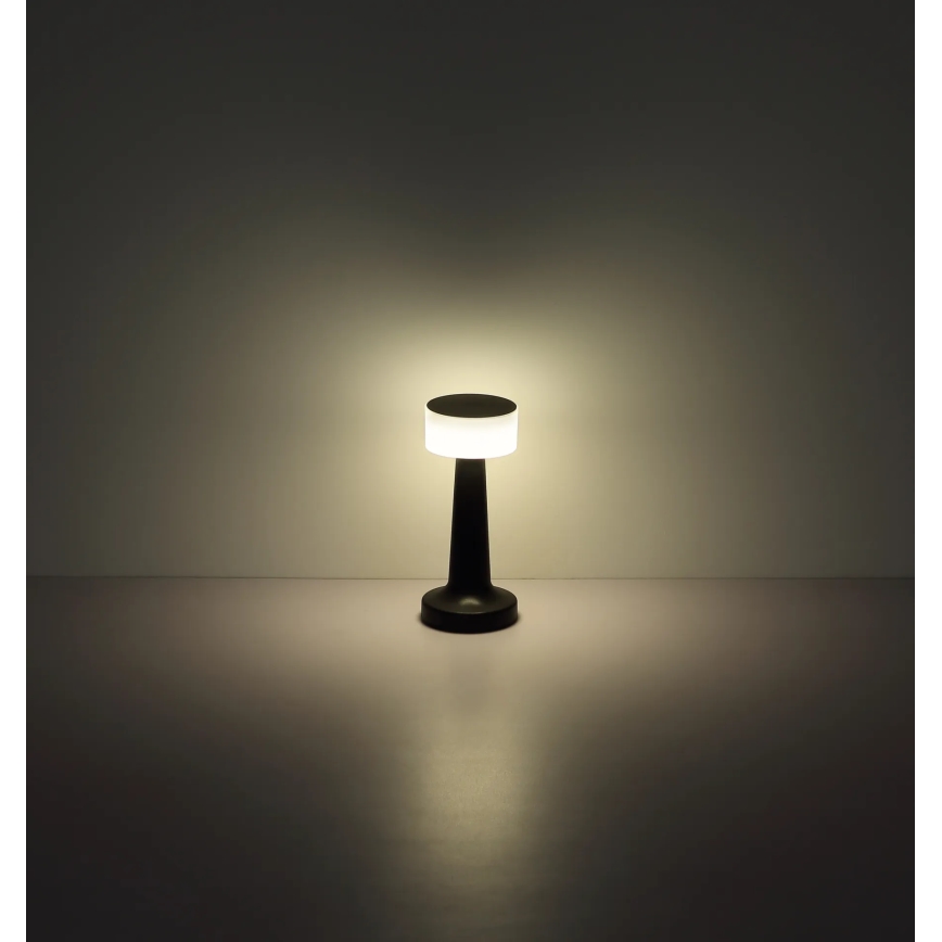 Globo - Himmennettävä LED-kosketuspöytävalaisin LED/1W/3,7V 2700K/4000K/6500K 800 mAh USB musta