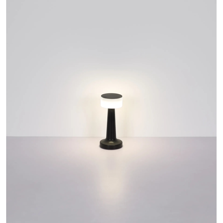 Globo - Himmennettävä LED-kosketuspöytävalaisin LED/1W/3,7V 2700K/4000K/6500K 800 mAh USB musta