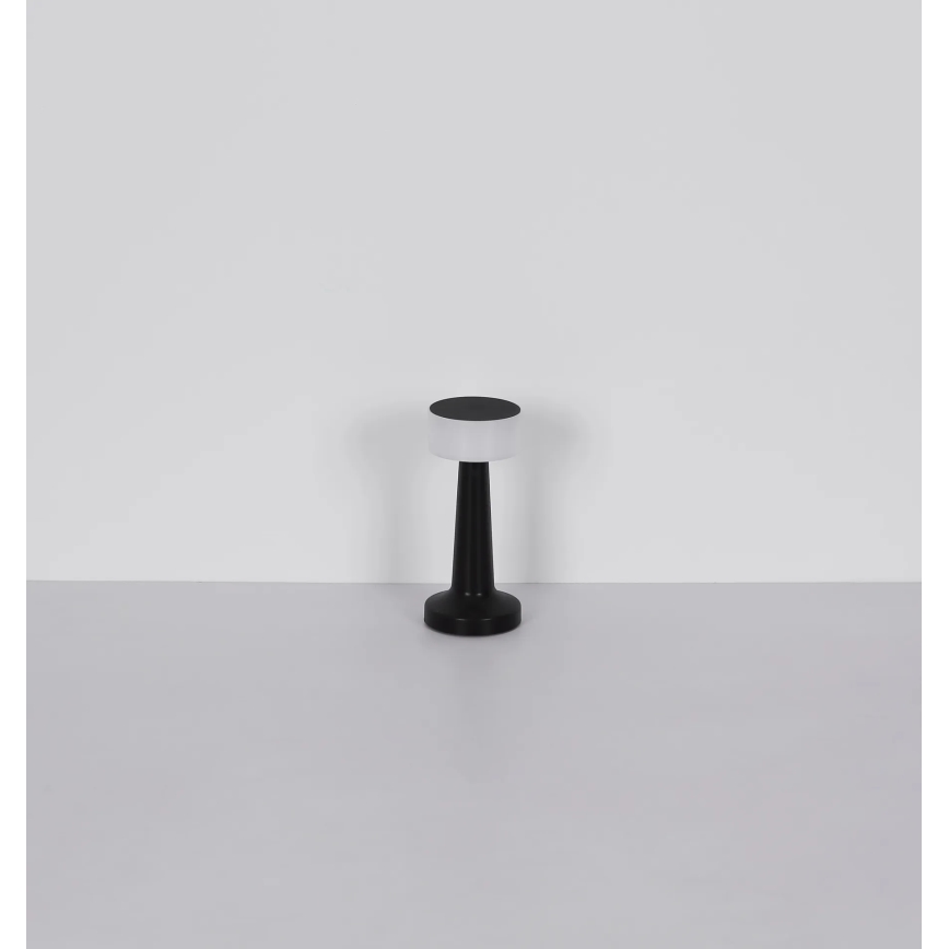 Globo - LED himmennettävä kosketuspöytävalaisin LED/1W/3,7V 2700K/4000K/6500K 800 mAh USB musta