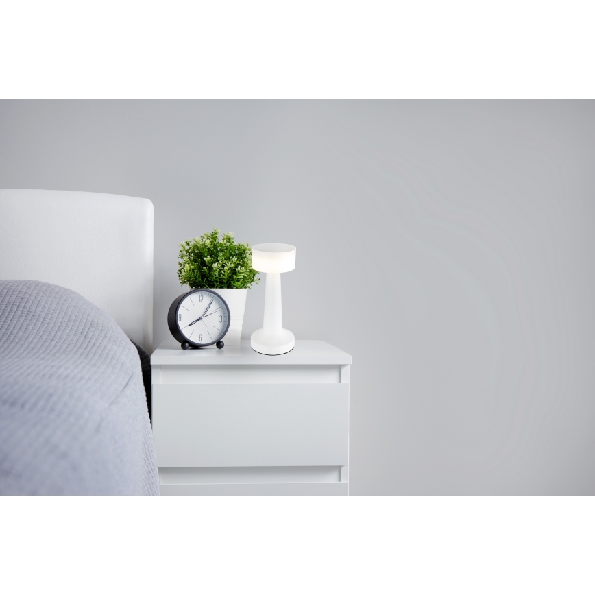 Globo - Himmennettävä LED-kosketuspöytävalaisin LED/1W/3,7V 2700K/4000K/6500K 800 mAh USB valkoinen