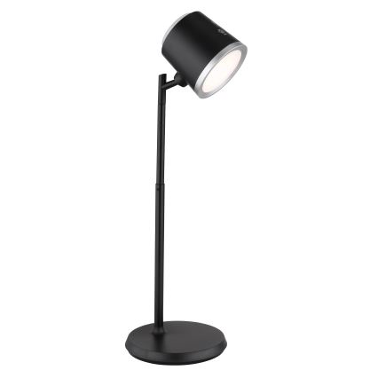 Globo - Himmennettävä LED-kosketuspöytävalaisin 4in1 LED/6W/3,7V 3000K/4000K/6500K 1500 mAh USB musta