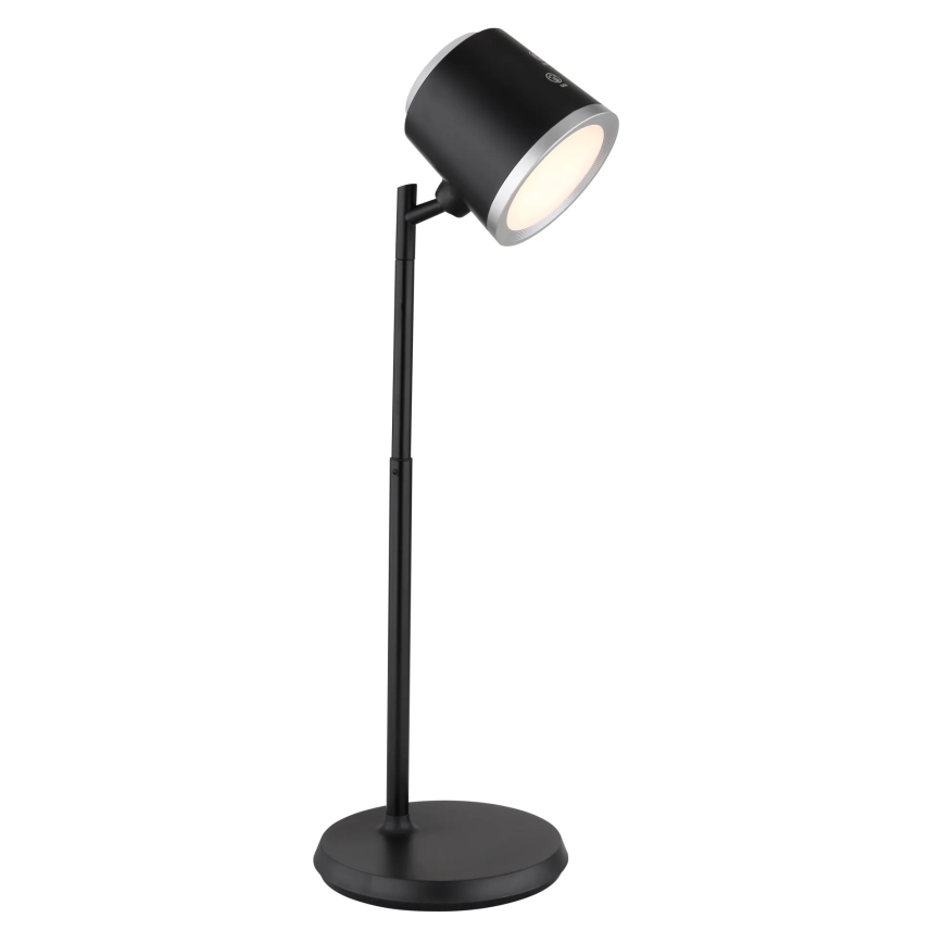 Globo - Himmennettävä LED-kosketuspöytävalaisin 4in1 LED/6W/3,7V 3000K/4000K/6500K 1500 mAh USB musta
