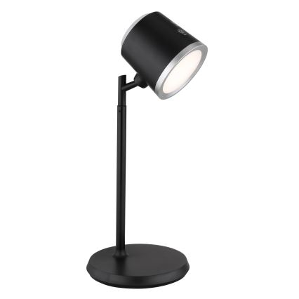 Globo - Himmennettävä LED-kosketuspöytävalaisin 4in1 LED/6W/3,7V 3000K/4000K/6500K 1500 mAh USB musta