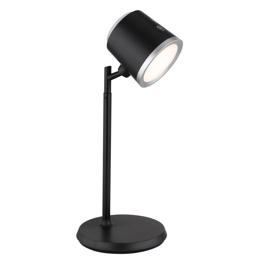 Globo - Himmennettävä LED-kosketuspöytävalaisin 4in1 LED/6W/3,7V 3000K/4000K/6500K 1500 mAh USB musta