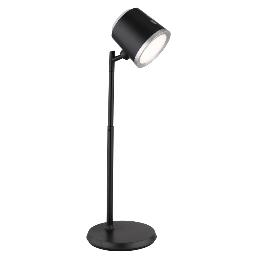 Globo - LED himmennettävä kosketuspöytälamppu 4-in-1 LED/6W/3,7V 3000K/4000K/6500K 1500 mAh USB musta