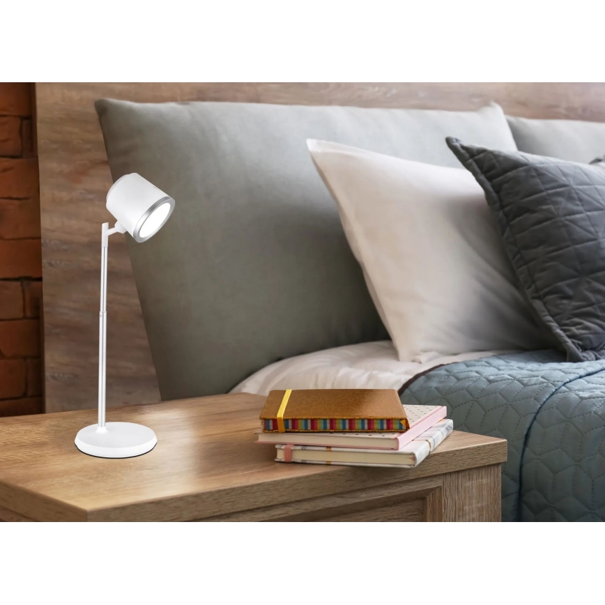 Globo - Himmennettävä LED-kosketuspöytävalaisin 4in1 LED/6W/3,7V 3000K/4000K/6500K 1500 mAh USB valkoinen