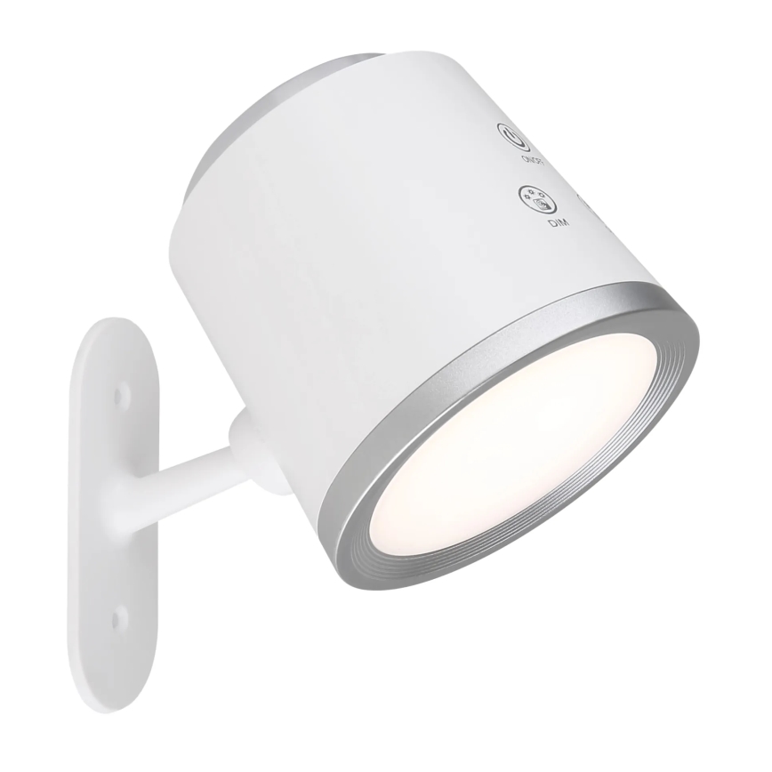 Globo - Himmennettävä LED-kosketuspöytävalaisin 4in1 LED/6W/3,7V 3000K/4000K/6500K 1500 mAh USB valkoinen