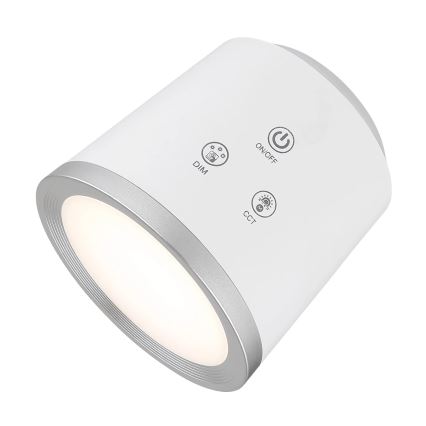 Globo - Himmennettävä LED-kosketuspöytävalaisin 4in1 LED/6W/3,7V 3000K/4000K/6500K 1500 mAh USB valkoinen