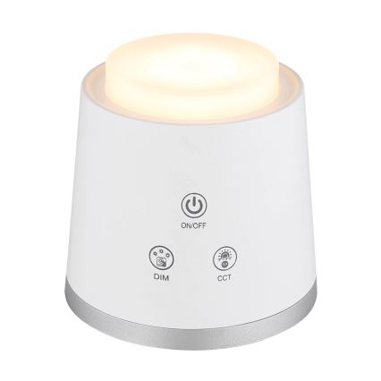 Globo - Himmennettävä LED-kosketuspöytävalaisin 4in1 LED/6W/3,7V 3000K/4000K/6500K 1500 mAh USB valkoinen