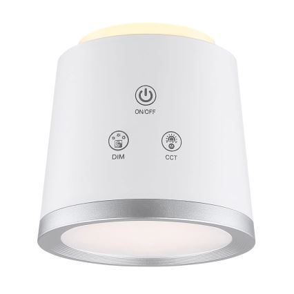 Globo - Himmennettävä LED-kosketuspöytävalaisin 4in1 LED/6W/3,7V 3000K/4000K/6500K 1500 mAh USB valkoinen