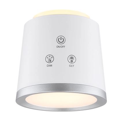 Globo - Himmennettävä LED-kosketuspöytävalaisin 4in1 LED/6W/3,7V 3000K/4000K/6500K 1500 mAh USB valkoinen