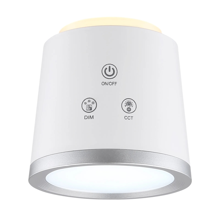 Globo - Himmennettävä LED-kosketuspöytävalaisin 4in1 LED/6W/3,7V 3000K/4000K/6500K 1500 mAh USB valkoinen
