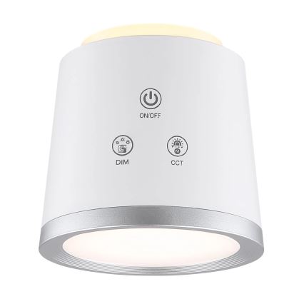 Globo - LED himmennettävä kosketuspöytävalaisin 4-in-1 LED/6W/3,7V 3000K/4000K/6500K 1500 mAh USB valkoinen