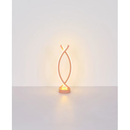Globo - Himmennettävä LED-kosketuspöytävalaisin LED/1W/3,7V 3000K 1800 mAh USB vaaleanpunainen