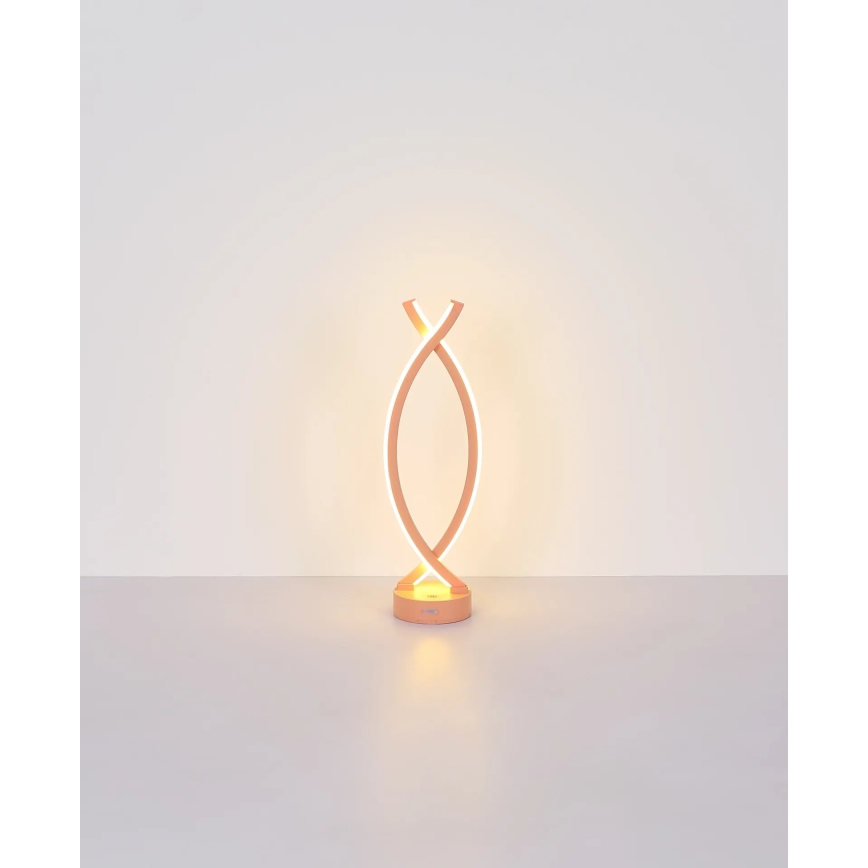 Globo - Himmennettävä LED-kosketuspöytävalaisin LED/1W/3,7V 3000K 1800 mAh USB vaaleanpunainen