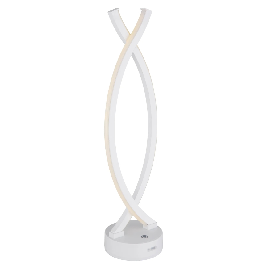 Globo - Himmennettävä LED-kosketuspöytävalaisin LED/1W/3,7V 3000K 1800 mAh USB valkoinen