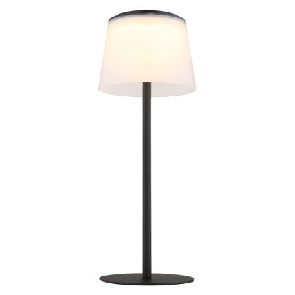 Globo - LED himmennettävä kosketusohjattu ulkokäyttöön tarkoitettu pöytävalaisin LED/1,8W/5V IP44 1800 mAh musta/valkoinen