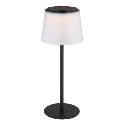 Globo - LED himmennettävä kosketusohjattu ulkokäyttöön tarkoitettu pöytävalaisin LED/1,8W/5V IP44 1800 mAh musta/valkoinen