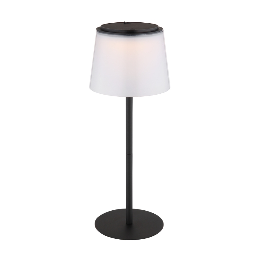 Globo - LED himmennettävä kosketusohjattu ulkokäyttöön tarkoitettu pöytävalaisin LED/1,8W/5V IP44 1800 mAh musta/valkoinen