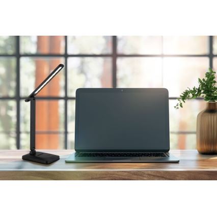 Globo - LED himmennettävä kosketuspöytävalaisin LED/3W/5V 2800/4000/6500K 1800 mAh musta