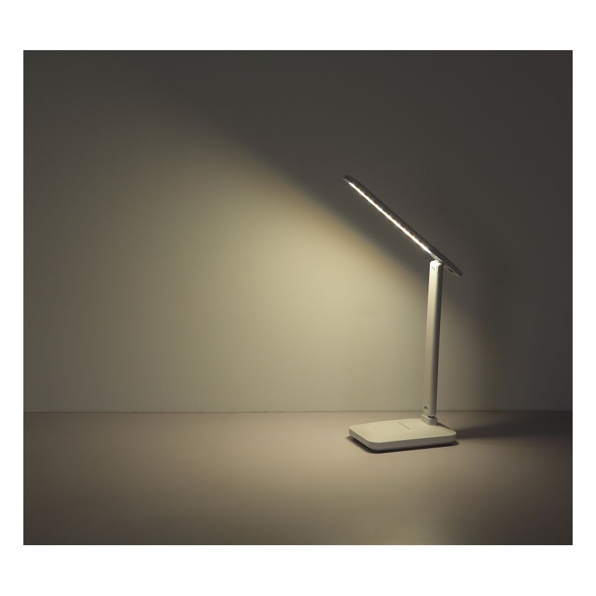 Globo - LED himmennettävä kosketuksella ladattava pöytävalaisin LED/3W/5V 2800/4000/6500K 1800 mAh valkoinen