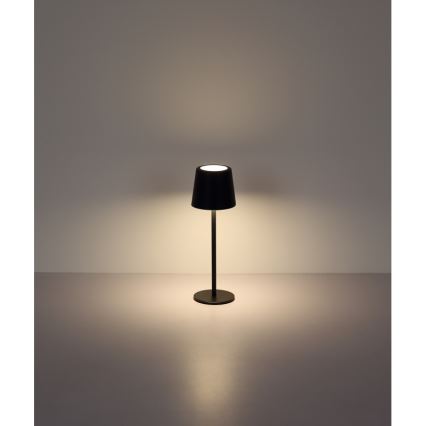 Globo - LED Himmennettävä ulko kosketus pöytävalaisin LED/2W/5V 3000/4000/6000K 2200 mAh IP44 musta