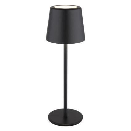 Globo - LED Himmennettävä ulko kosketus pöytävalaisin LED/2W/5V 3000/4000/6000K 2200 mAh IP44 musta