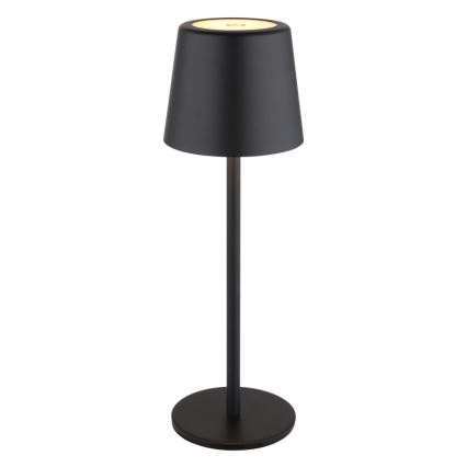 Globo - LED Himmennettävä ulko kosketus pöytävalaisin LED/2W/5V 3000/4000/6000K 2200 mAh IP44 musta