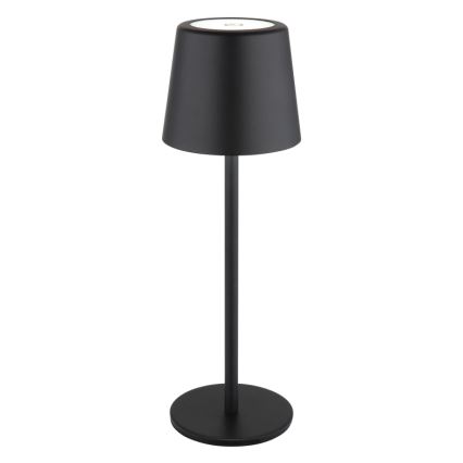 Globo - LED Himmennettävä ulko kosketus pöytävalaisin LED/2W/5V 3000/4000/6000K 2200 mAh IP44 musta