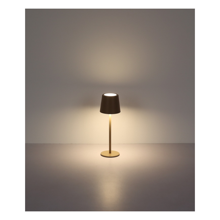 Globo - LED Himmennettävä ulko kosketus pöytävalaisin LED/2W/5V 3000/4000/6000K 2200 mAh IP44 kerma