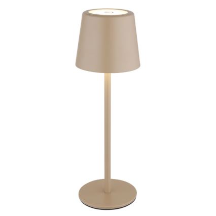 Globo - LED Himmennettävä ulko kosketus pöytävalaisin LED/2W/5V 3000/4000/6000K 2200 mAh IP44 kerma