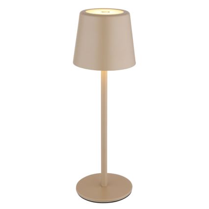 Globo - LED Himmennettävä ulko kosketus pöytävalaisin LED/2W/5V 3000/4000/6000K 2200 mAh IP44 kerma
