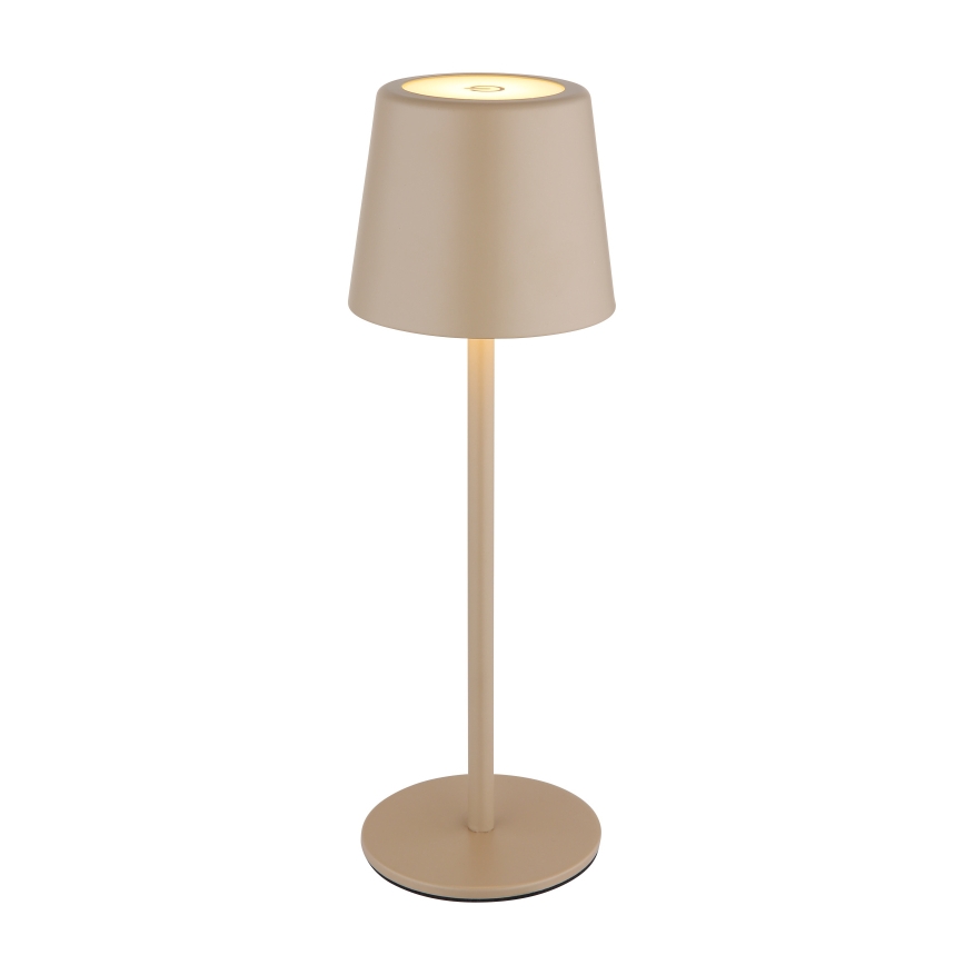 Globo - LED Himmennettävä ulko kosketus pöytävalaisin LED/2W/5V 3000/4000/6000K 2200 mAh IP44 kerma
