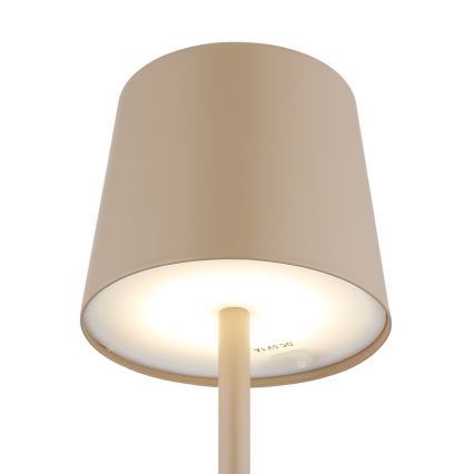 Globo - LED Himmennettävä ulko kosketus pöytävalaisin LED/2W/5V 3000/4000/6000K 2200 mAh IP44 kerma