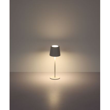 Globo - LED Himmennettävä ulko kosketus pöytävalaisin LED/2W/5V 3000/4000/6000K 2200 mAh IP44 valkoinen