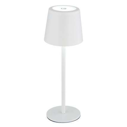 Globo - LED Himmennettävä ulko kosketus pöytävalaisin LED/2W/5V 3000/4000/6000K 2200 mAh IP44 valkoinen