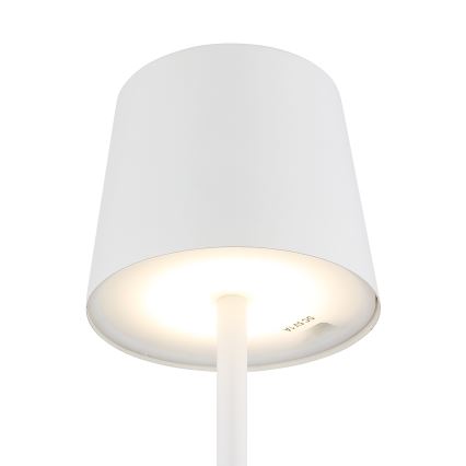 Globo - LED Himmennettävä ulko kosketus pöytävalaisin LED/2W/5V 3000/4000/6000K 2200 mAh IP44 valkoinen