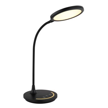Globo - LED Himmennettävä joustava kosketus pöytävalaisin LED/12W/230V 3000/4000/6500K CRI 90 musta