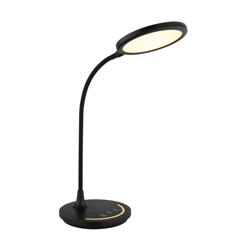 Globo - LED Himmennettävä joustava kosketus pöytävalaisin LED/12W/230V 3000/4000/6500K CRI 90 musta